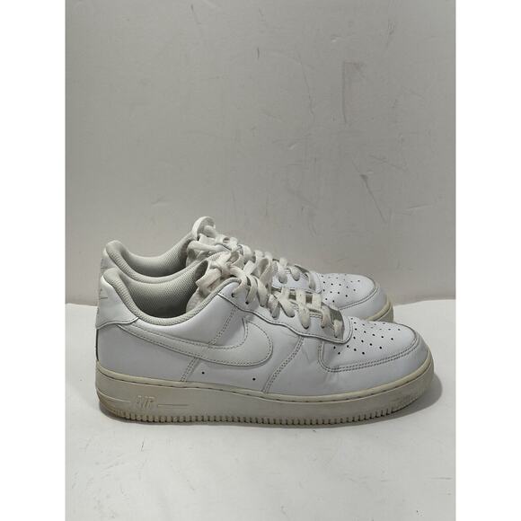 Nike Air Force One AF1 Low Triple White Sneaker Shoes 315122-111‎ Men’s Size 9.5 main image 9
